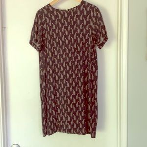 H&M giraffe print dress